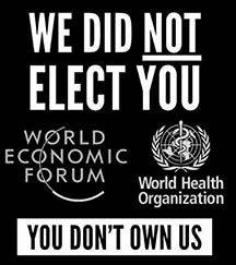 WE DID NOT ELECT YOU
